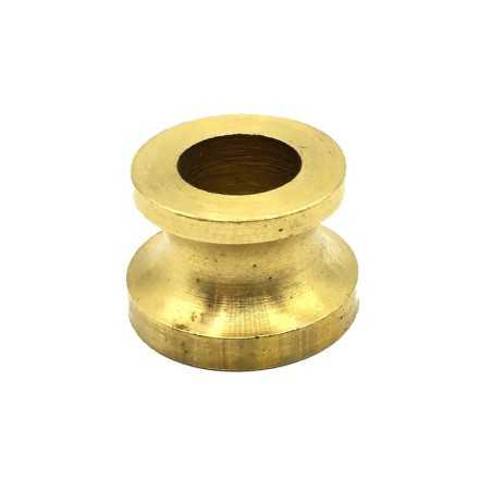 Pasante cilindro de latón de 20mm diámetro x 14mm alto