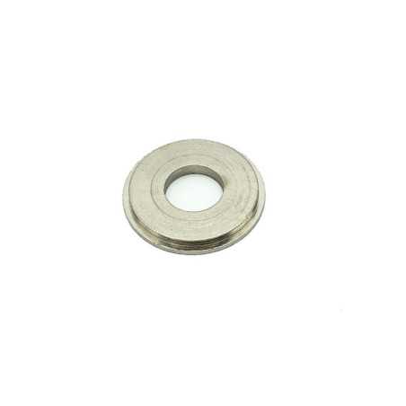 Arandela decorativa acero mate pasante 20mm diámetro