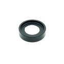 Enclavaje pasante para tubo metal de 16mm diámetro negro