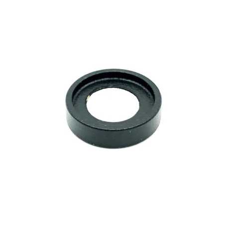 Enclavaje pasante para tubo metal de 16mm diámetro negro