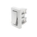 Interruptor para empotrar color blanco 27mm x 17mm