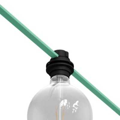 Portalámparas guirnalda sin pelar cables y para pantalla