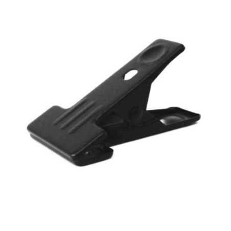 Pinza de fuerza color negro para sujetar flexo o lámpara