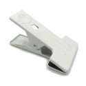 Pinza de fuerza color blanco para sujetar flexo o lámpara