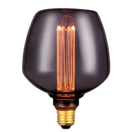 Bombilla LED ahumada 4W 1800K E27 163mm x 123mm