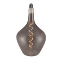 Bombilla LED fumé filamento gota 5W E27 regulable 2000K