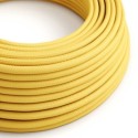 Cable decorativo textil a metros homologado color amarillo