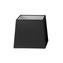 Pantalla negra trapecio para sobremesa 220mm x 200mm