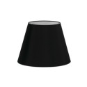 Pantalla negra cónica para lámpara pie 400mm x 290mm