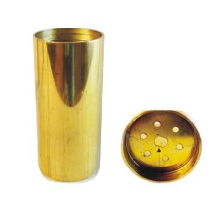 Tubo de latón enclavado 135mm x 60mm para colgantes