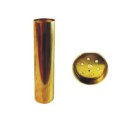 Tubo de latón enclavado 160mm x 40mm para colgantes