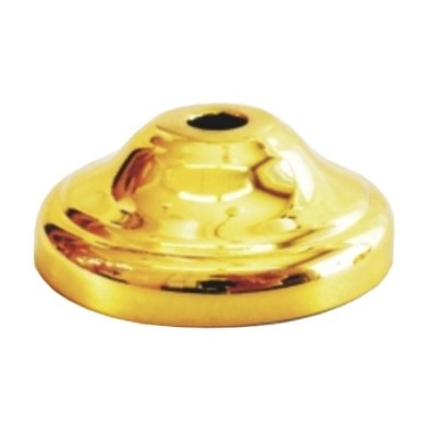 Soporte metal oro brillo 70mm diámetro clásico