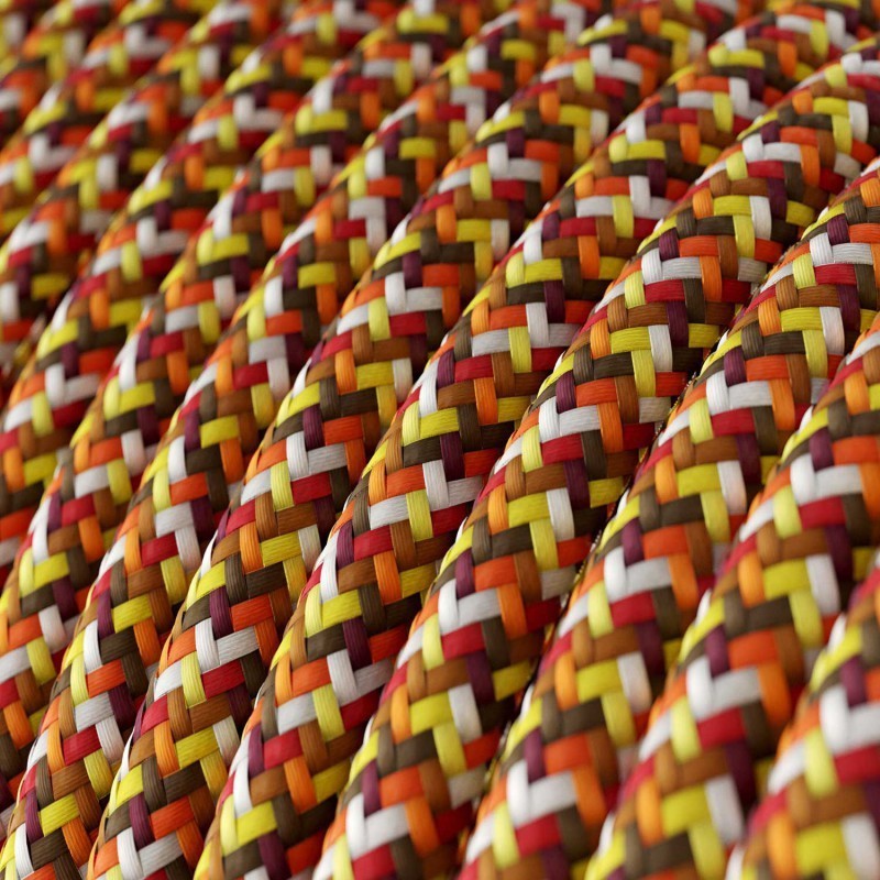 Cable decorativo textil a metros homologado pixel retro