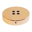 Soporte metal cobre brillo 100mm diámetro y cuatro salidas
