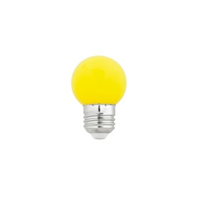 Bombilla LED esférica amarilla guirnalda 1