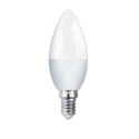 Bombilla vela LED opal rosca E14 7W varias tonalidades