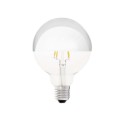 Bombilla LED globo vintage 125mm 8W 640Lm cúpula plata
