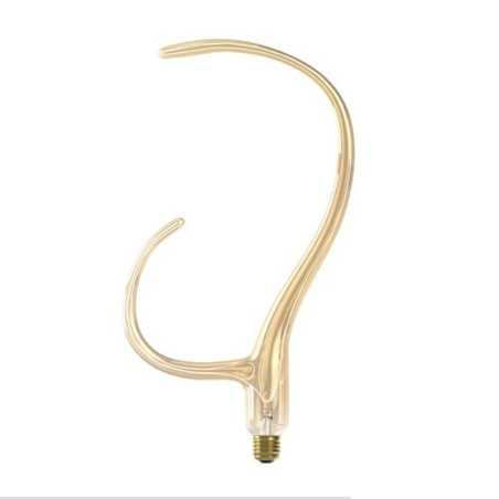 Bombilla LED ámbar 6W regulable 2200K E27 390mm x 215mm