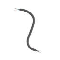 Tubo flexible forrado de tela jasper para hacer lámparas