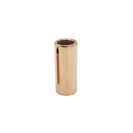 Manguito de extensión acabado cobre brillante y 30mm alto