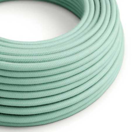 Cable decorativo textil a metros homologado menta