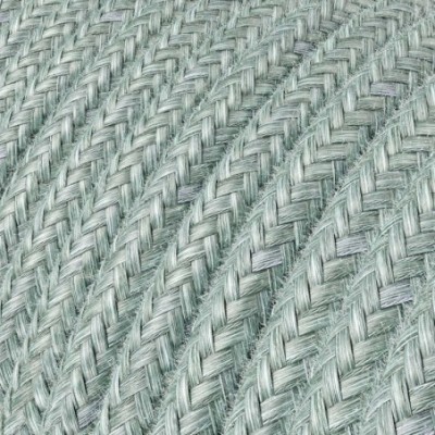 Cable decorativo textil a metros homologado azul alcalino