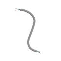 Tubo flexible forrado de tela grafito para hacer lámparas