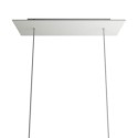 Soporte metal color blanco 675mm largo x 225mm ancho
