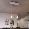 Soporte metal color blanco 675mm largo x 225mm ancho