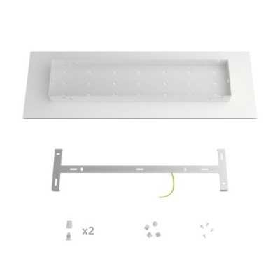 Soporte metal color blanco 675mm largo x 225mm ancho
