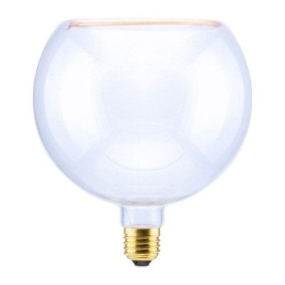 Bombilla LED 6W regulable cálida efecto globo de cristal