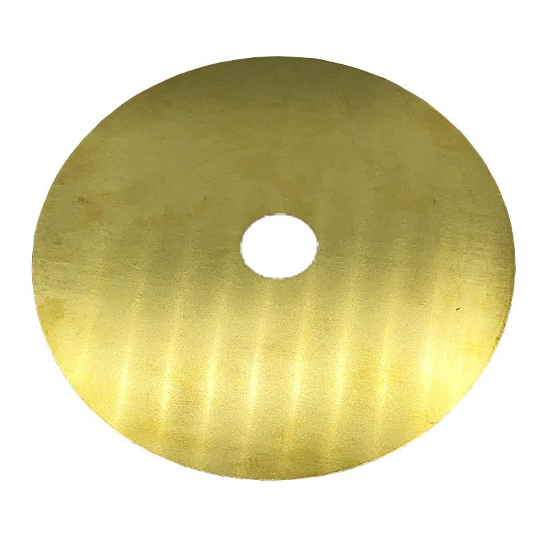 Disco decorativo de latón E27 150mm diámetro x 1mm