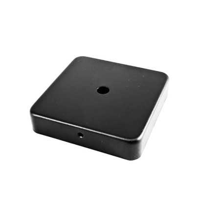 Soporte de metal color negro 90mm largo x 90mm ancho