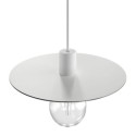 Pantalla de estilo industrial plato blanco 200mm x 40mm