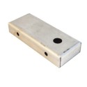 Soporte de pared para aplique hierro bruto 90mm x 36mm
