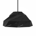 Pantalla de diseño minimal metálica negra 380mm x 180mm