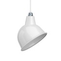 Pantalla de estilo industrial inclinada blanca 300mm x 250mm