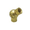 Rótula de latón con tornillo para lámparas 32mm de alto