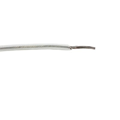 Cable unipolar teflon transparente sección 1 x 1 mm2