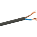 Cable manguera plano negro 2 x 0