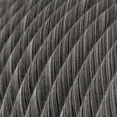 Cable decorativo textil a metros homologado gris vértigo