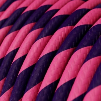 Cable decorativo textil a metros homologado chicle