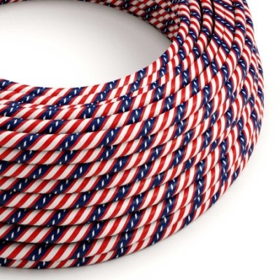Cable decorativo textil a metros homologado usa multicolor