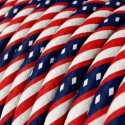 Cable decorativo textil a metros homologado usa multicolor
