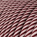 Cable decorativo textil a metros homologado rouge chic
