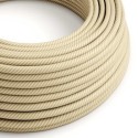 Cable decorativo textil a metros homologado vainilla vértigo