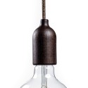 Kit portalámparas E27 madera varios acabados | Fábrica Tu Lámpara