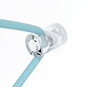 Gancho en V de madera para cable textil | FABRICA TU LÁMPARA