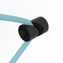 Gancho en V de madera para cable textil | FABRICA TU LÁMPARA