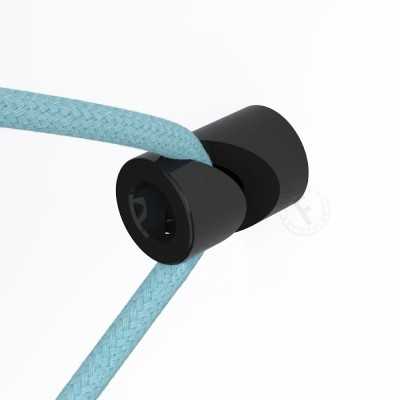 Gancho en V de madera para cable textil | FABRICA TU LÁMPARA
